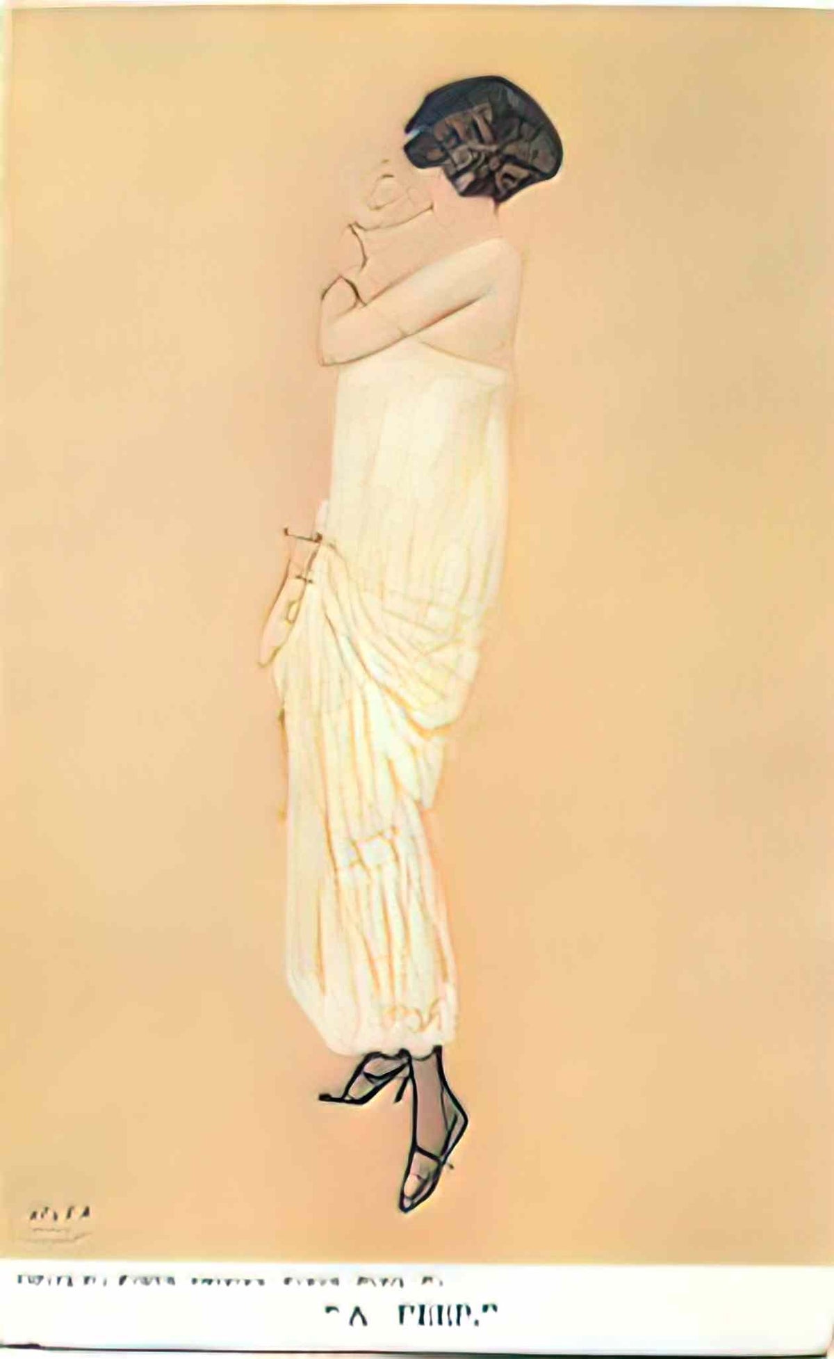 Raphael Kirchner peep 1916 Art A4 Photo Print