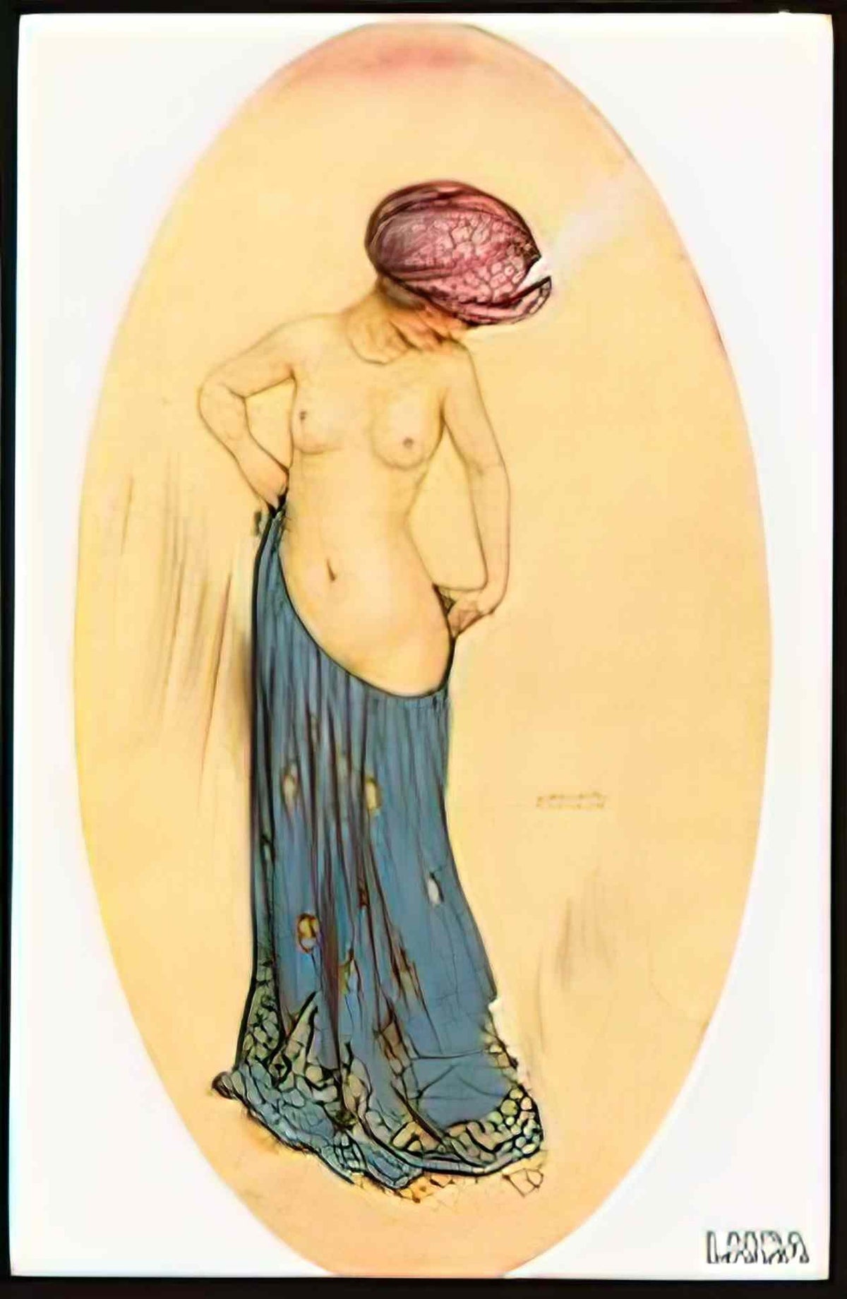 Raphael Kirchner princess riquette Art A4 Photo Print