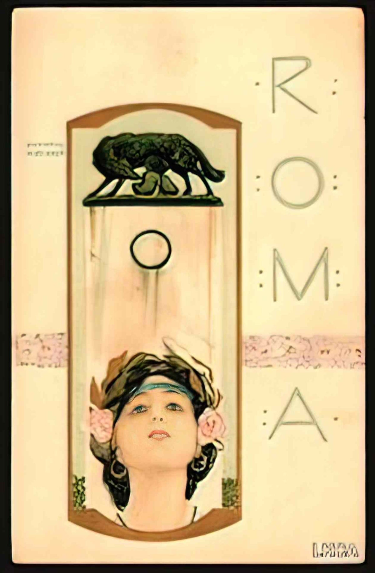 Raphael Kirchner roma 2 Art A4 Photo Print