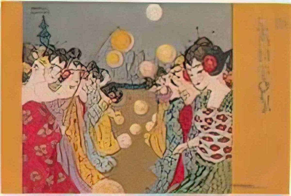 Raphael Kirchner santoy 1900 2 Art A4 Photo Print