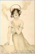 Raphael Kirchner smoking women 1904 3 Art A4 Photo Print