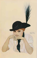 Raphael Kirchner the implaquable siska Art A4 Photo Print