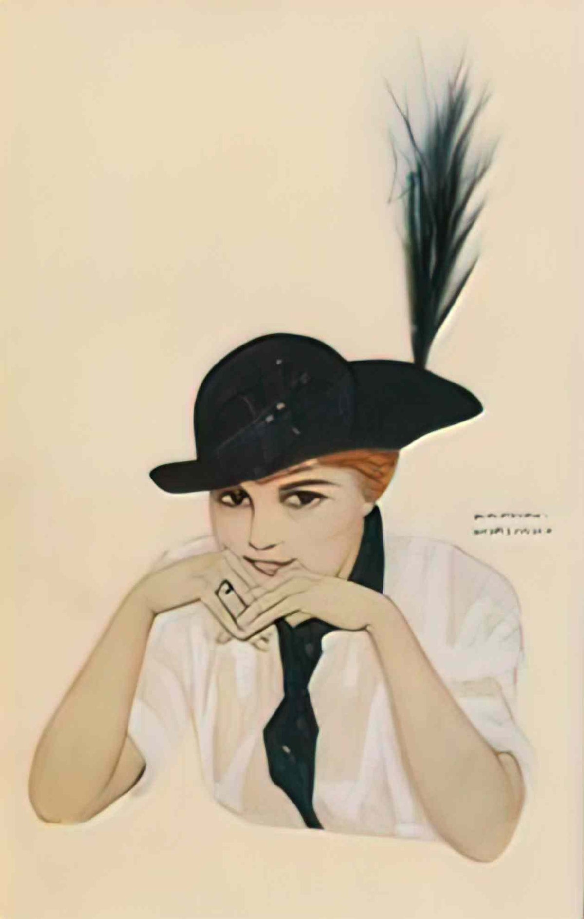 Raphael Kirchner the implaquable siska Art A4 Photo Print
