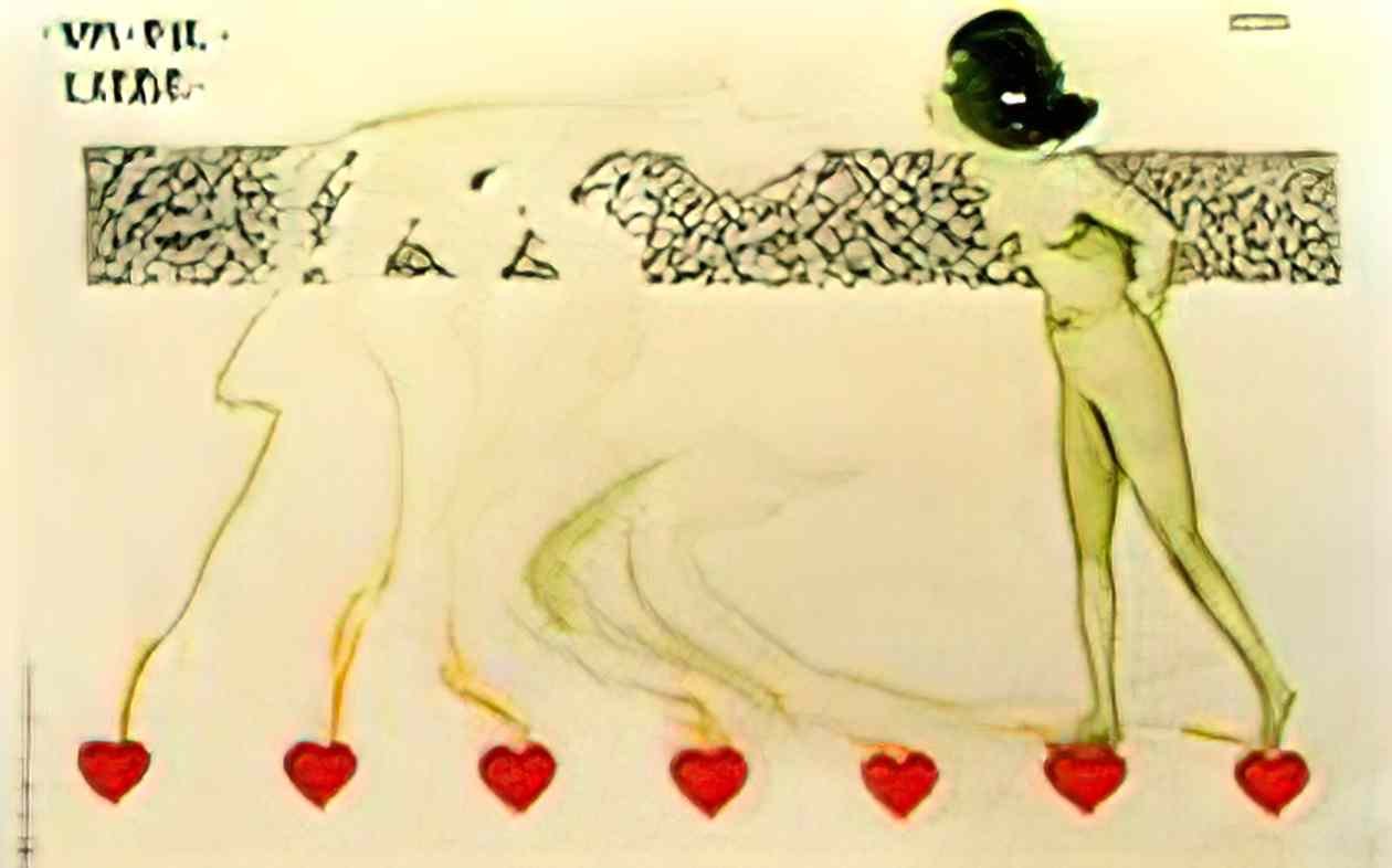 Raphael Kirchner to love 1 Art A4 Photo Print