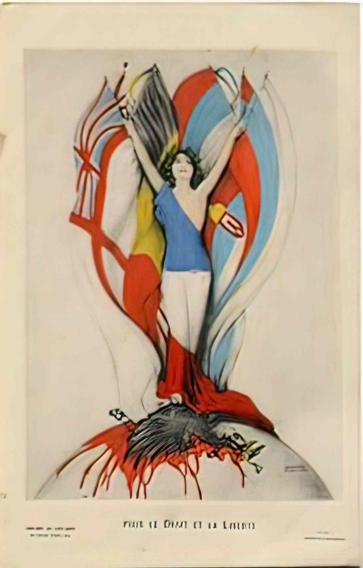 Raphael Kirchner to the right and freedom Art A4 Photo Print