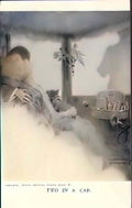 Raphael Kirchner two in a car 1916 Art A4 Photo Print