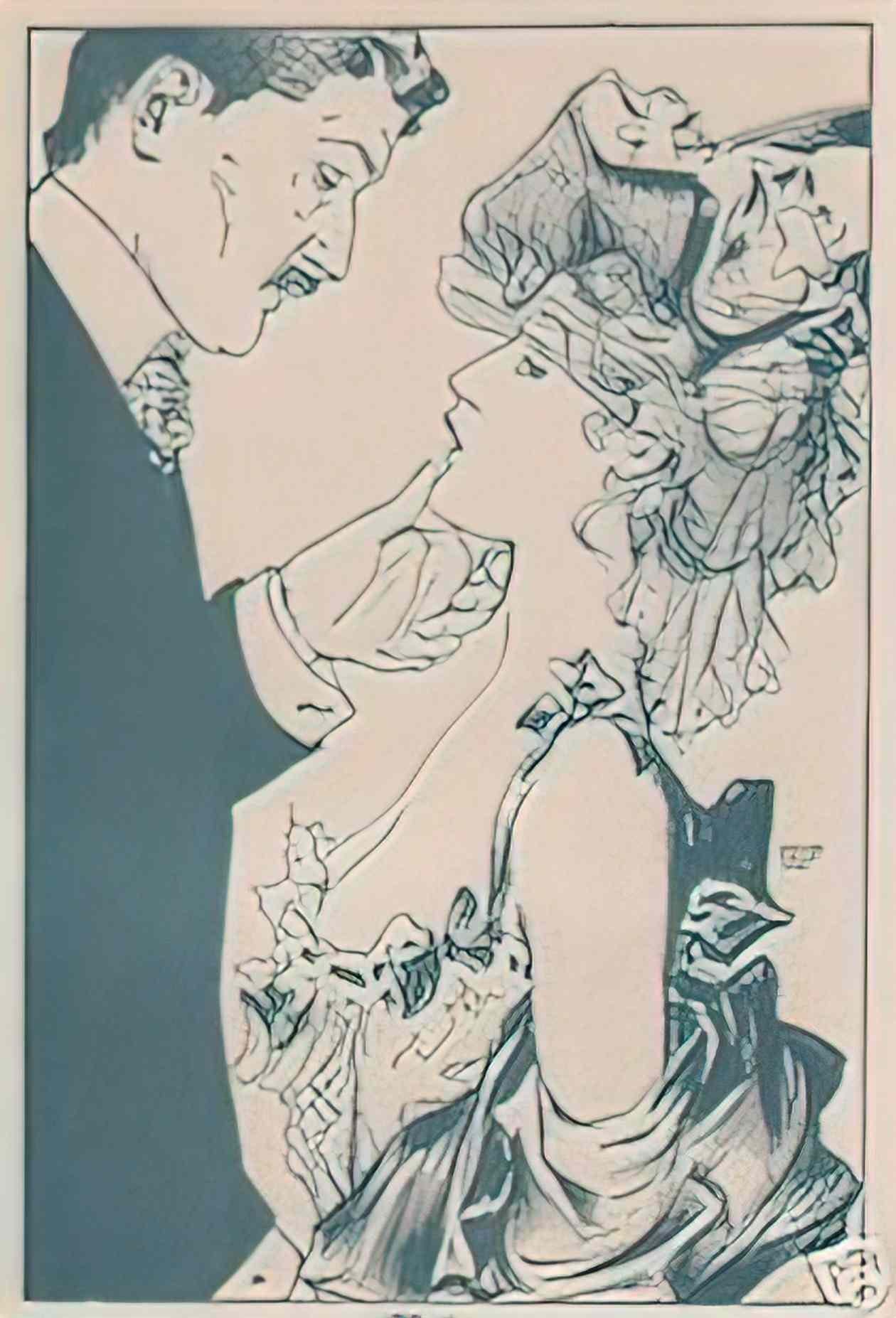 Raphael Kirchner unknown 1909 Art A4 Photo Print