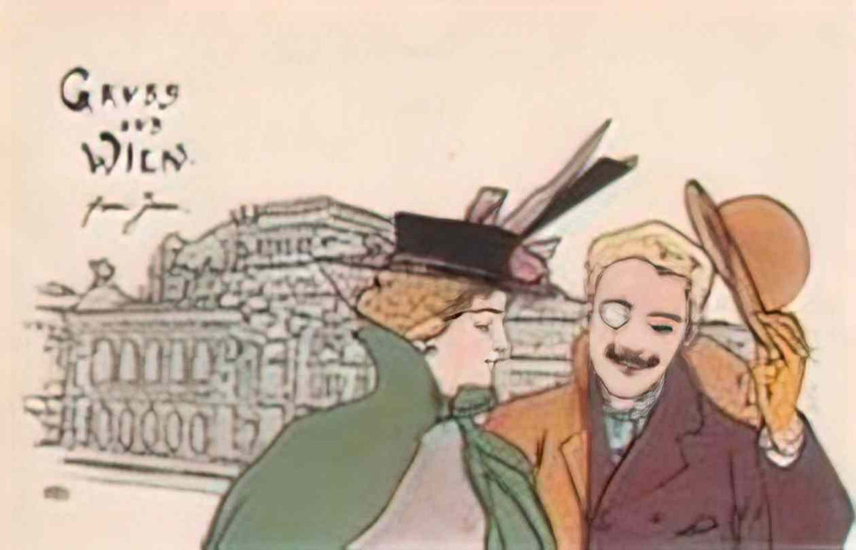 Raphael Kirchner viennese 1 Art A4 Photo Print