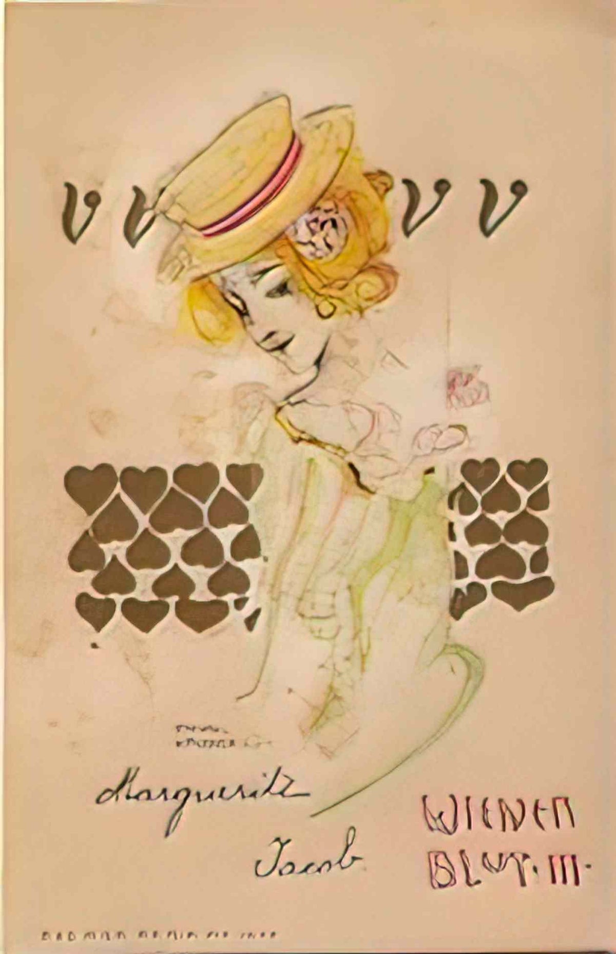 Raphael Kirchner viennese blood 2 Art A4 Photo Print