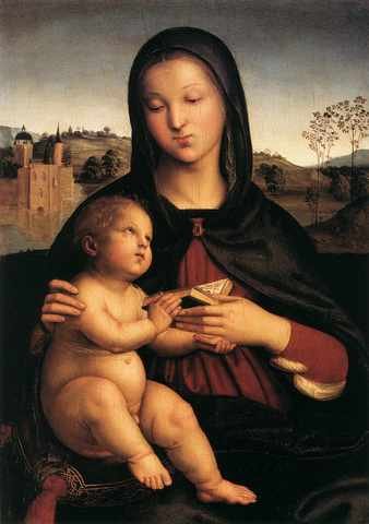 Raphael MadonnAnd Child C1503 A4 Photo Print