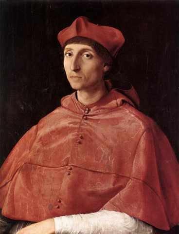Raphael Portrait Of Cardinal A4 Photo Print