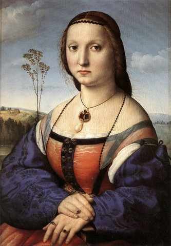Raphael Portrait Of MaddalenDoni A4 Photo Print