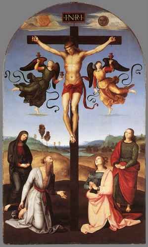 Raphael Raphael Crucifixion Citta di Castello Altarpiece A4 Photo Print