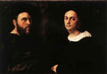 Raphael Raphael Double Portrait A4 Photo Print