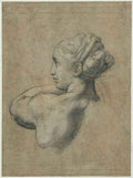 Raphael Raphael Head of a Woman A4 Photo Print