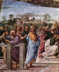 Raphael Raphael La Disputa detail2 A4 Photo Print