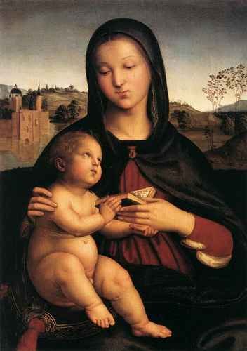 Raphael Raphael Madonna and Child c1503 A4 Photo Print