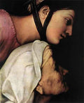 Raphael Raphael Madonna dellImpannata detail1 A4 Photo Print