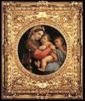 Raphael Raphael Madonna della Seggiola framed A4 Photo Print