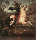 Raphael Raphael St George Fighting the Dragon A4 Photo Print