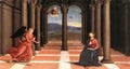 Raphael Raphael The Annunciation Oddi altar predella A4 Photo Print
