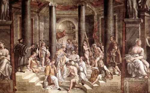 Raphael Raphael The Baptism of Constantine A4 Photo Print