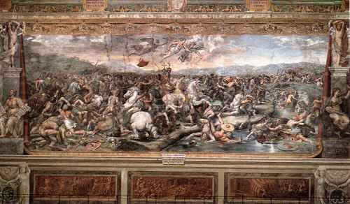 Raphael Raphael The Battle at Pons Milvius A4 Photo Print