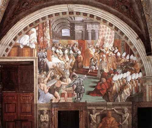 Raphael Raphael The Coronation of Charlemagne A4 Photo Print