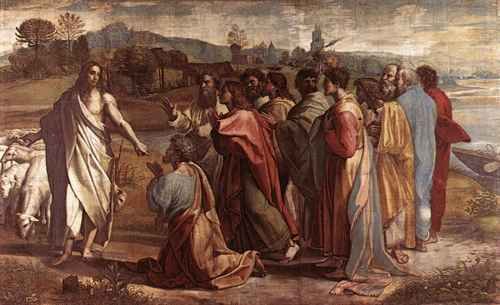 Raphael Raphael The Handing over the Keys A4 Photo Print