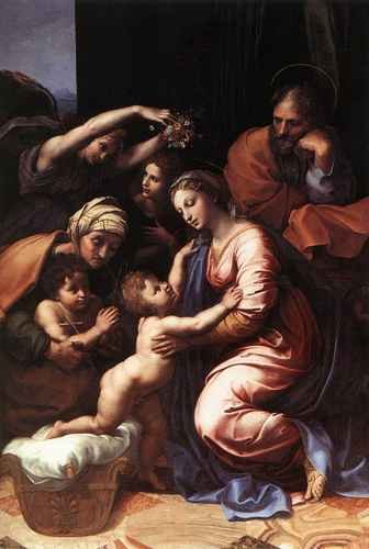 Raphael Raphael The Holy Family A4 Photo Print