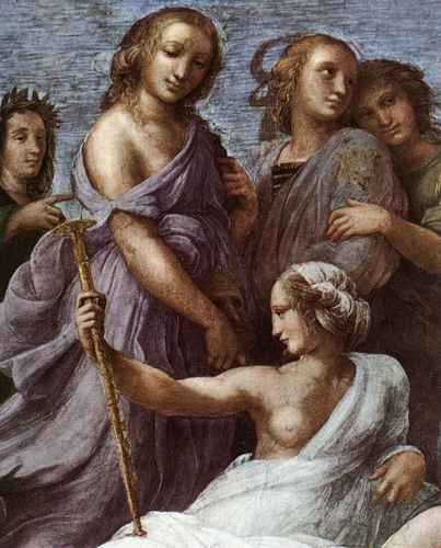 Raphael Raphael The Parnassus detail1 A4 Photo Print