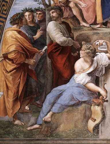 Raphael Raphael The Parnassus detail10 A4 Photo Print