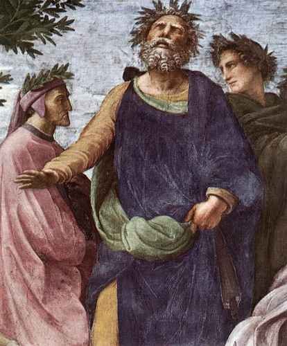 Raphael Raphael The Parnassus detail7 A4 Photo Print