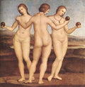 Raphael Raphael The Three Graces A4 Photo Print