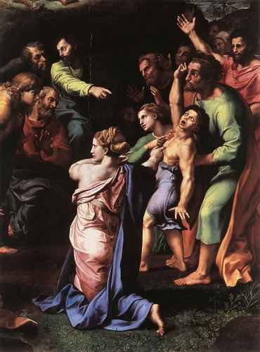Raphael Raphael The Transfiguration detail3 A4 Photo Print