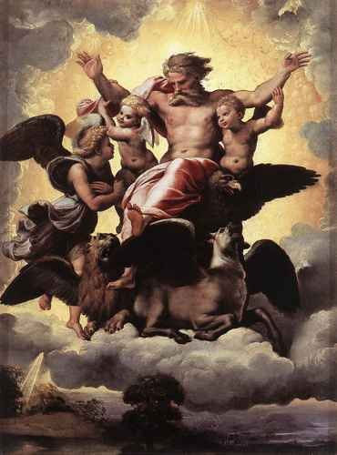 Raphael Raphael The Vision of Ezekiel A4 Photo Print