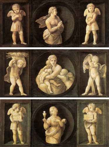 Raphael Raphael Theological Virtues A4 Photo Print