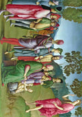 Raphael Saint John the Baptist Preaching long A4 Photo Print