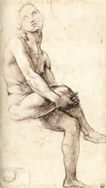 Raphael Study For Adam A4 Photo Print