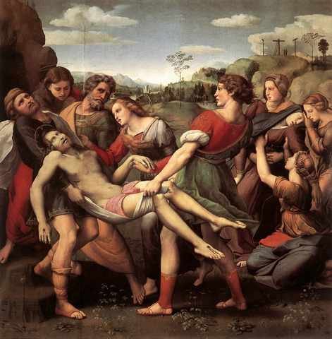 Raphael The Entombment A4 Photo Print