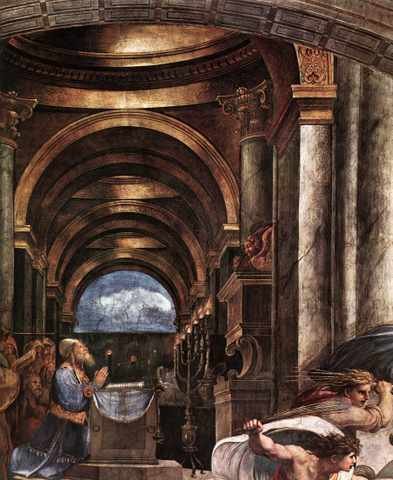 Raphael The Expulsion Of Heliodorus From The Temple Detail2 A4 Photo Print