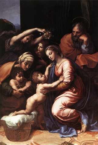 Raphael The Holy Family A4 Photo Print