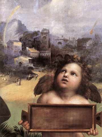 Raphael The MadonnOf Foligno Detail1 A4 Photo Print