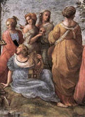 Raphael The Parnassus Detail3 A4 Photo Print
