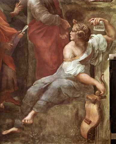 Raphael The Parnassus Detail5 A4 Photo Print
