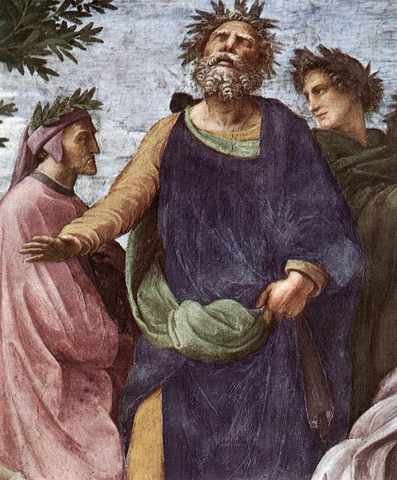 Raphael The Parnassus Detail7 A4 Photo Print