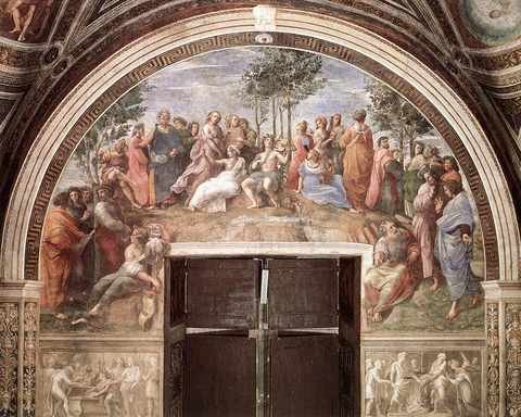 Raphael The Parnassus A4 Photo Print
