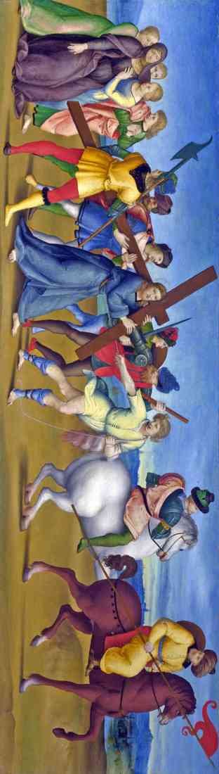 Raphael The Procession to Calvary long A4 Photo Print