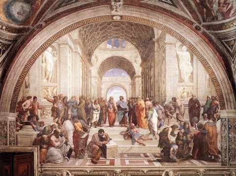 Raphael The School Of Athens A4 Photo Print