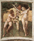 Raphael The StanzDellSegnaturAdam And Eve A4 Photo Print